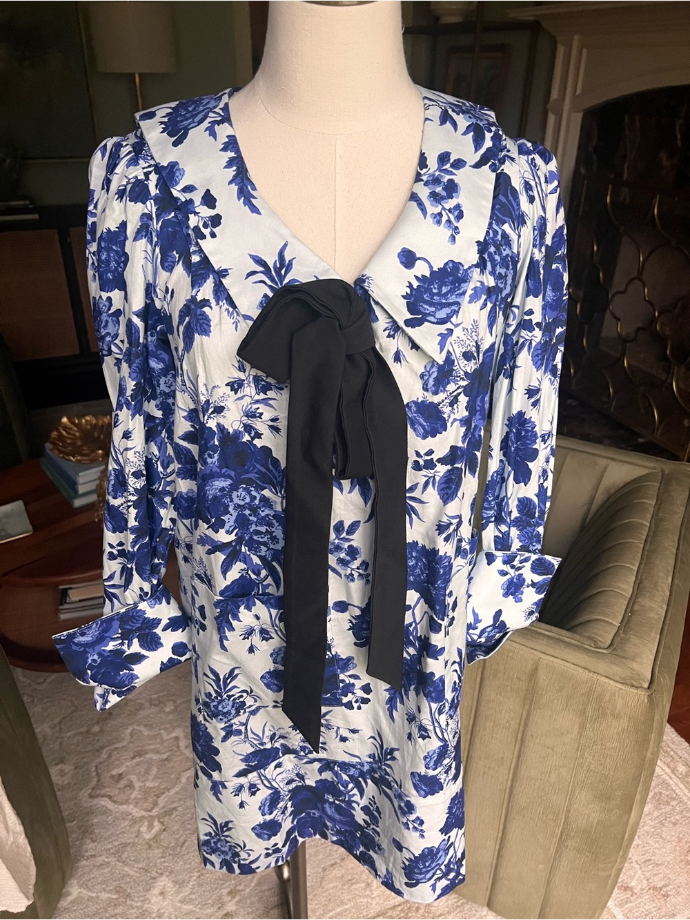 Tuckernuck Floral Toile Mini Dress